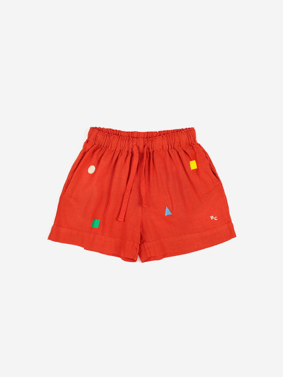 Geometric Shapes Woven Bermuda Shorts