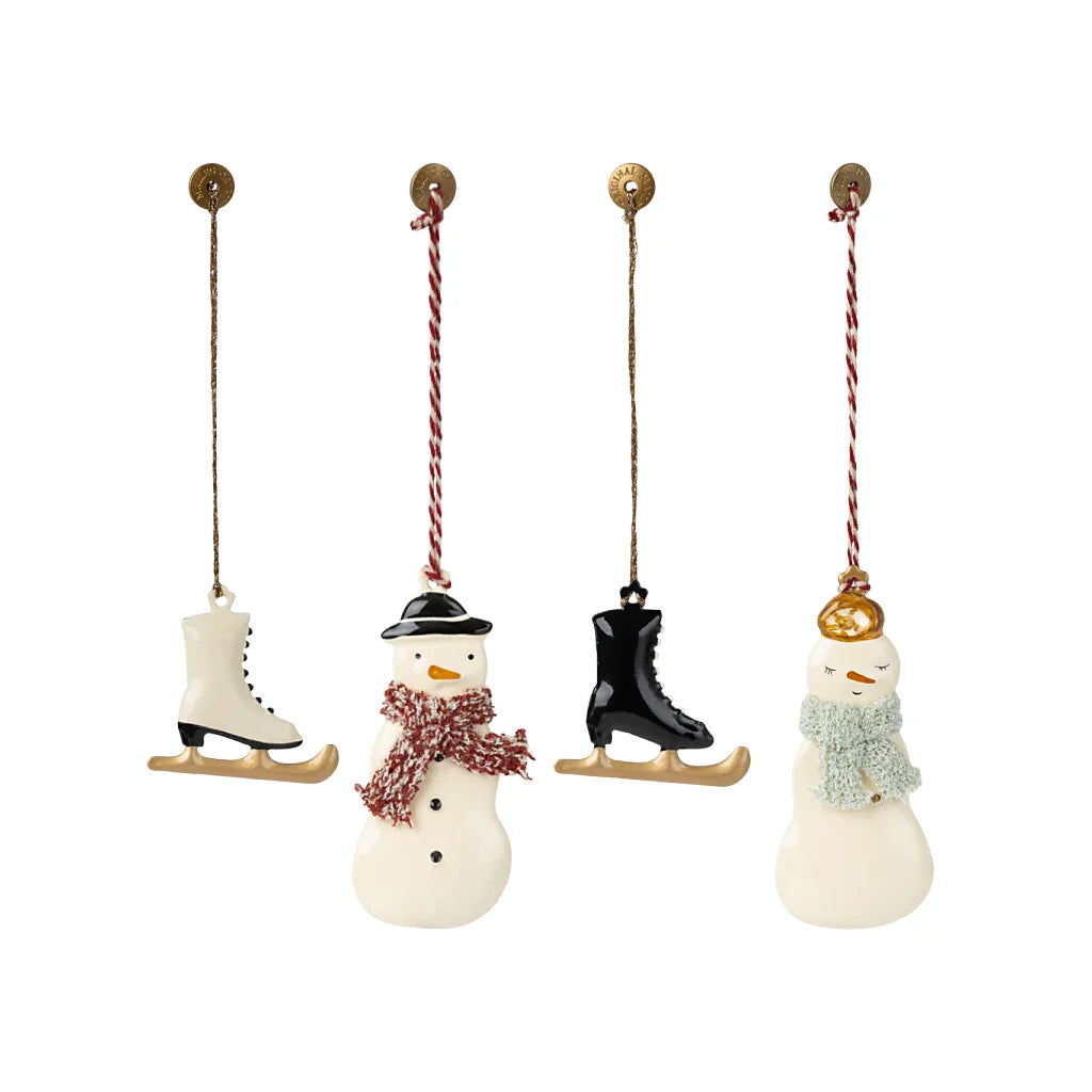 Winter Wonderland, Metal ornament set