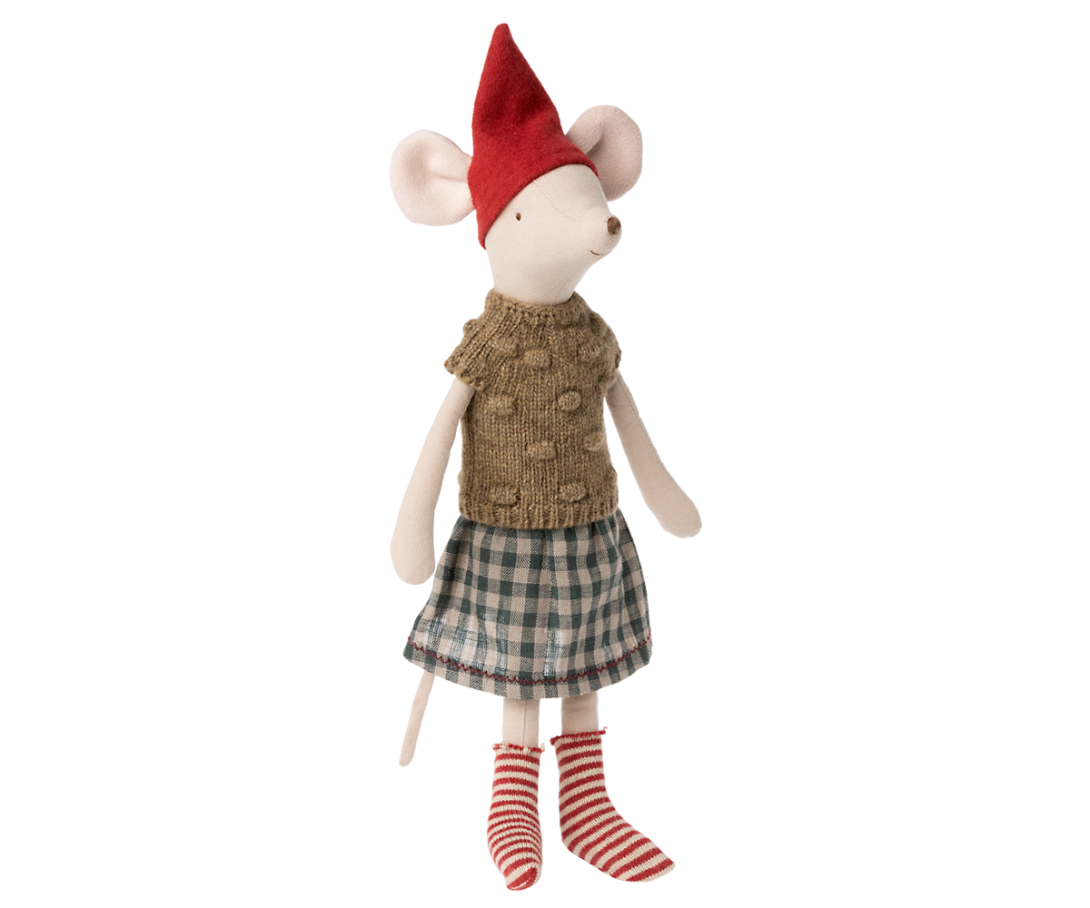 Maileg Christmas Clothes - Medium Mouse, Girl