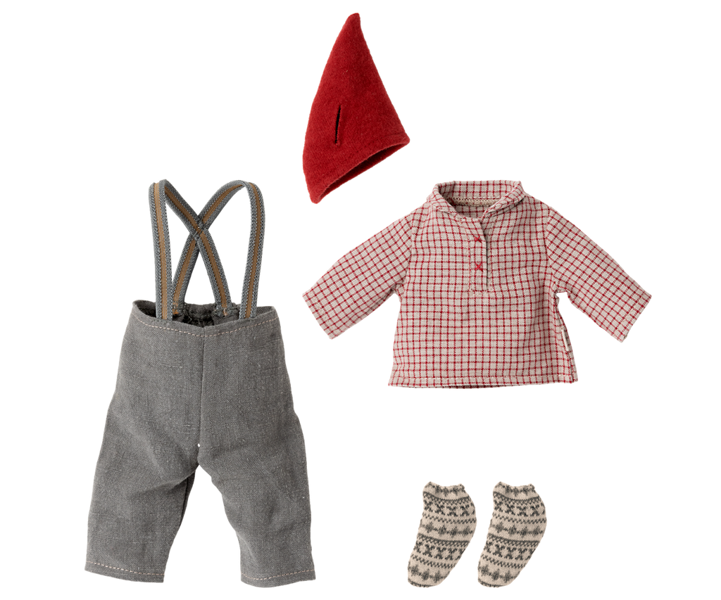Maileg Christmas Clothes - Medium Mouse, Boy