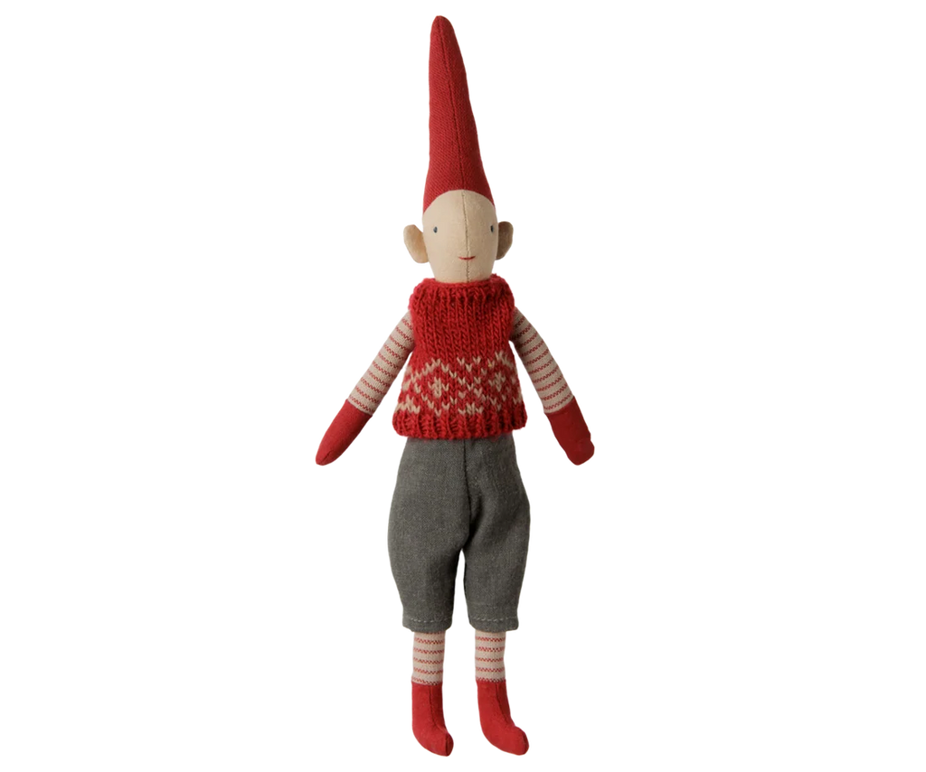 Pixy, Size 1 - Boy - Red knitted vest