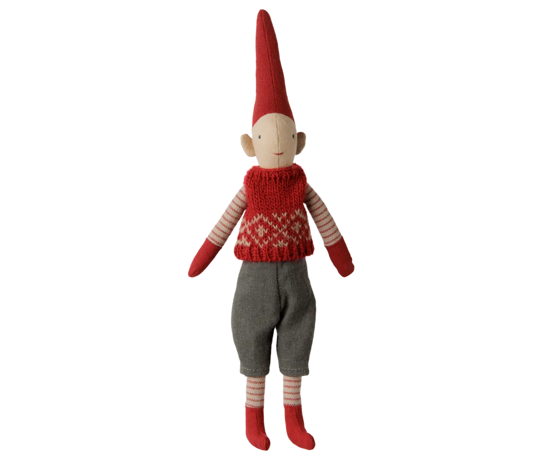 Pixy, Size 1 - Boy - Red knitted vest