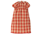 Maileg Plaid Dress - Size 3 Rabbits & Bunnies