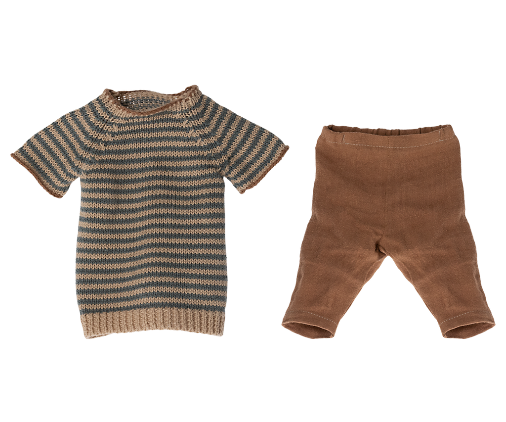 Maileg Pants and Knitted Sweater - Size 4 Rabbits & Bunnies