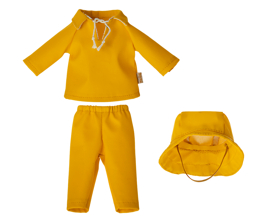 Maileg Rainwear with Hat - Teddy Dad