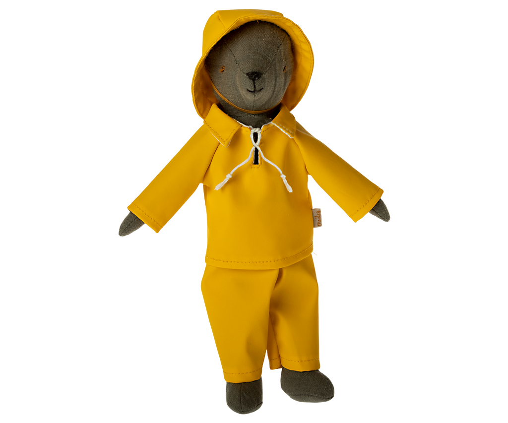 Maileg Rainwear with Hat - Teddy Dad