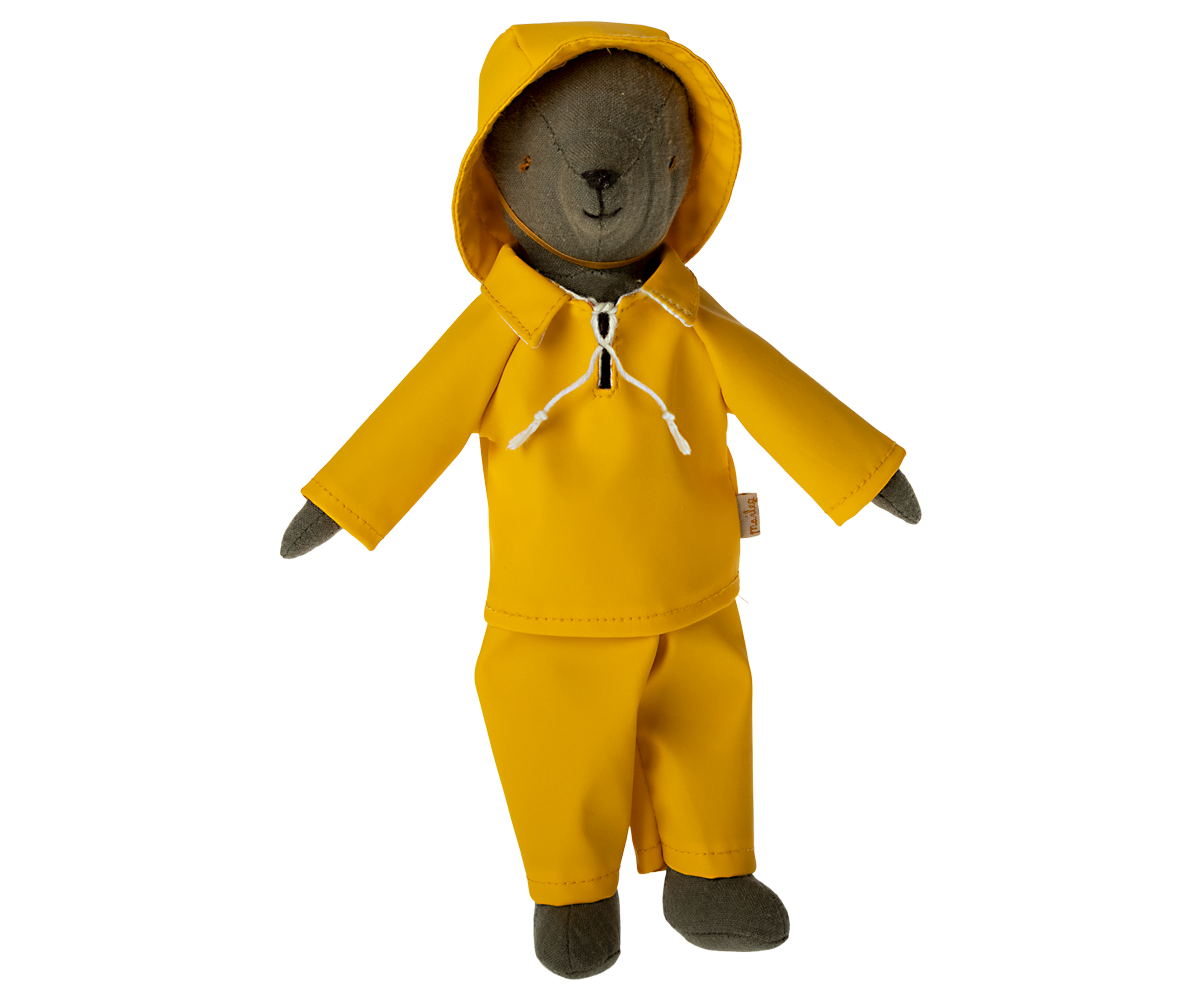 Maileg Rainwear with Hat - Teddy Dad