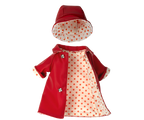 Maileg Rain Coat with Hat  - Teddy Mum