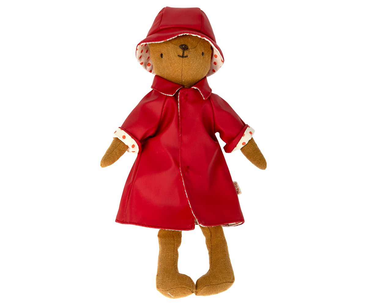 Maileg Rain Coat with Hat  - Teddy Mum