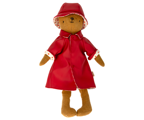 Maileg Rain Coat with Hat  - Teddy Mum