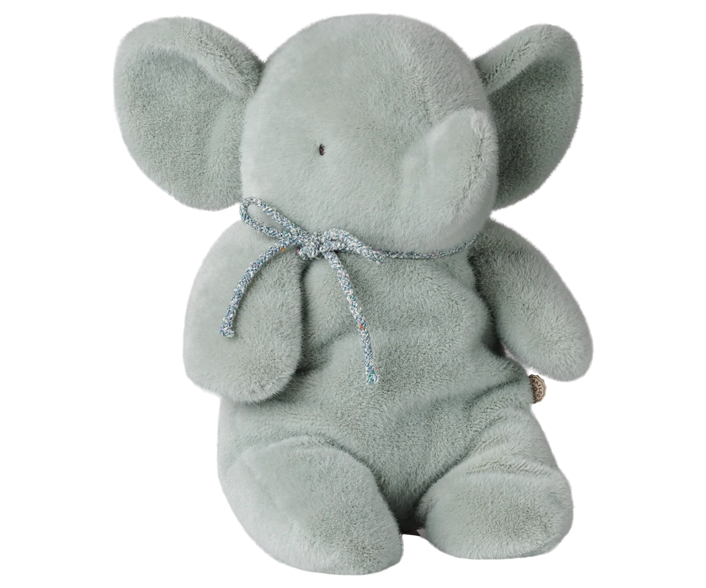 Elephant plush, Medium - Soft mint