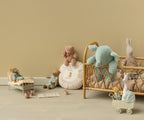 Elephant plush, Medium - Soft mint