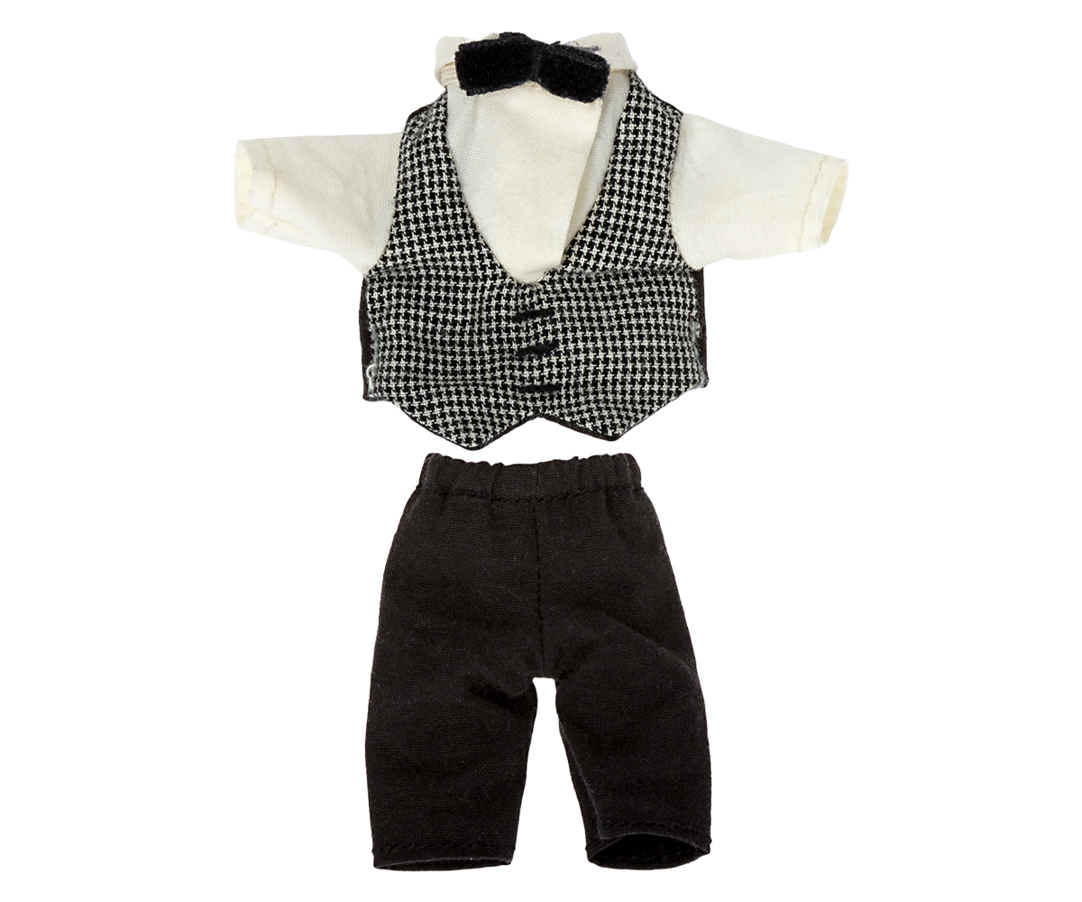 Maileg Waiter Clothes for Mouse - Big Brother/Sister