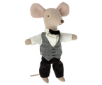 Maileg Waiter Clothes for Mouse - Big Brother/Sister
