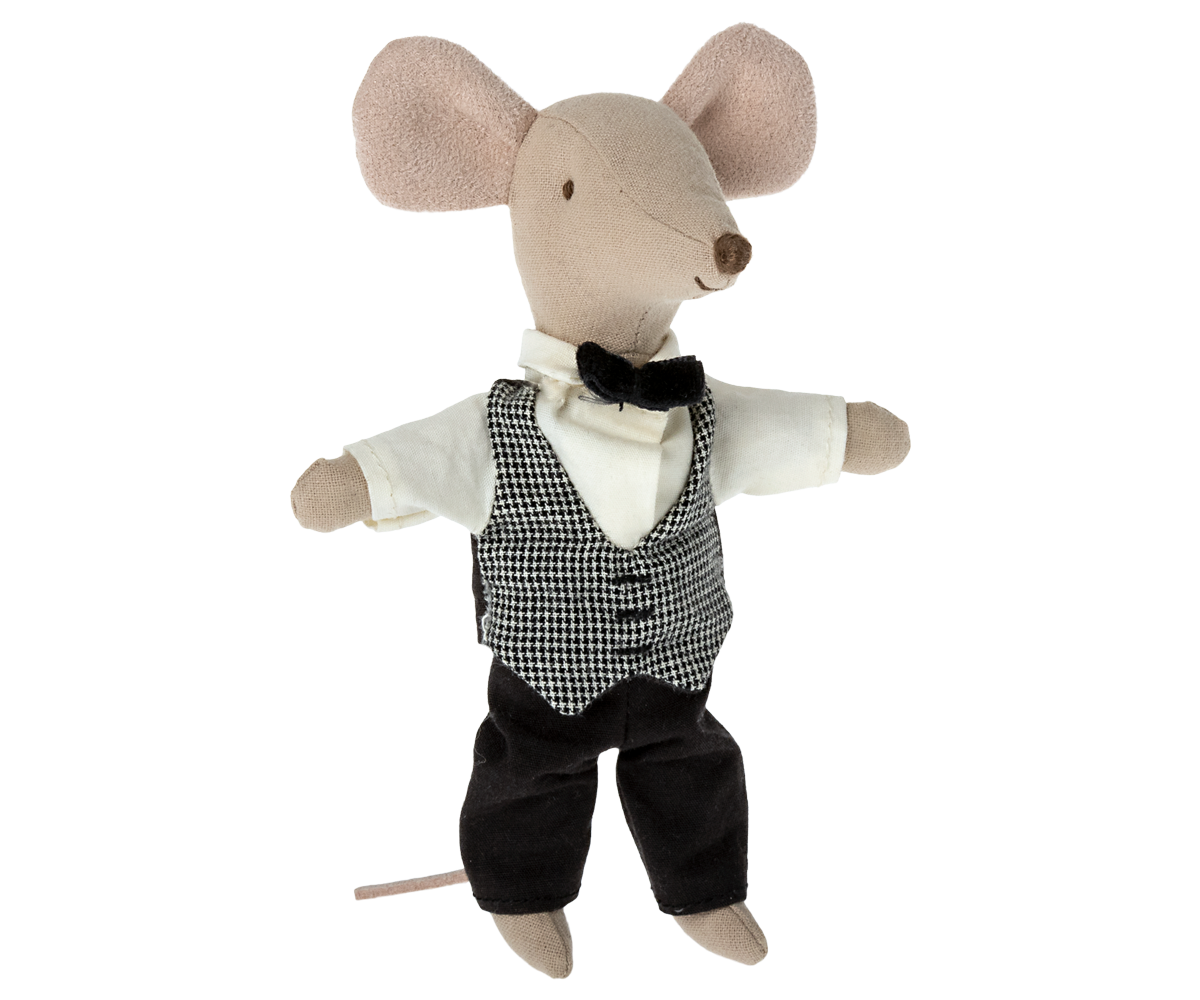 Maileg Waiter Clothes for Mouse - Big Brother/Sister