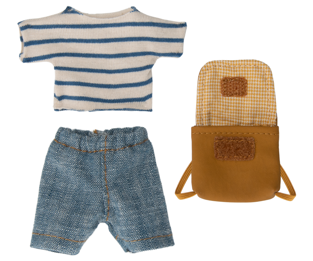 Maileg Clothes and Bag for Mouse - Big Sister/Big Brother