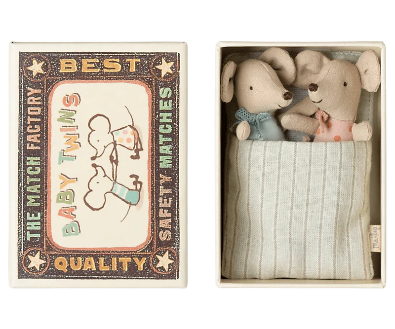 Twins, Baby mice in matchbox
