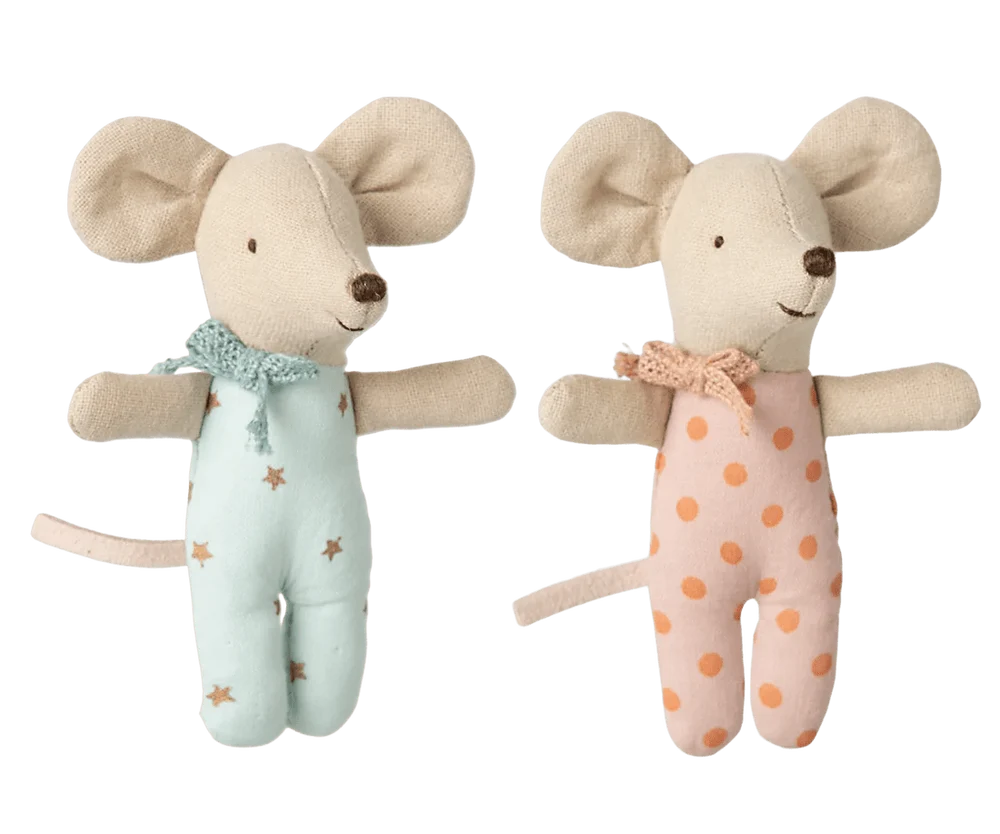 Twins, Baby mice in matchbox