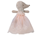 Baby mouse in gown - Powder