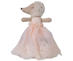 Baby mouse in gown - Powder