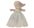 Baby mouse in gown - Mint