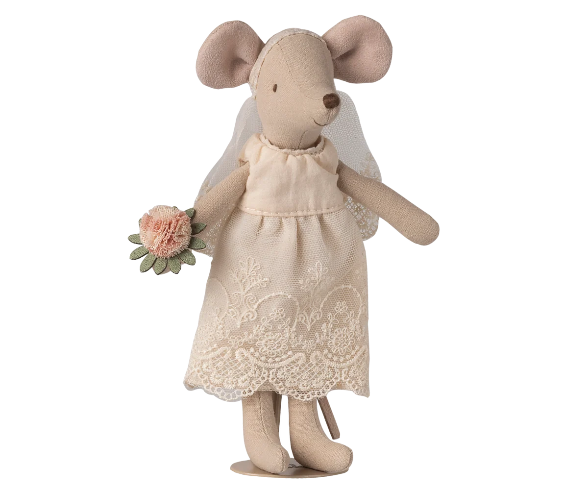 Wedding mice couple in box, Mum and dad