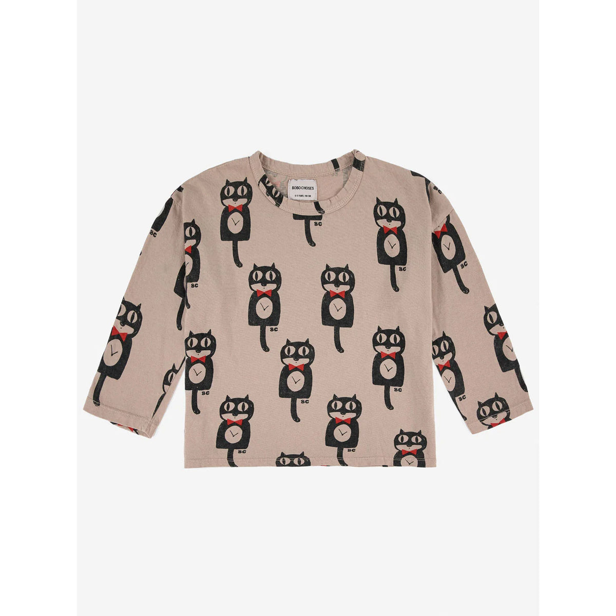 Cat O'Clock All over Long Sleeve T-Shirt