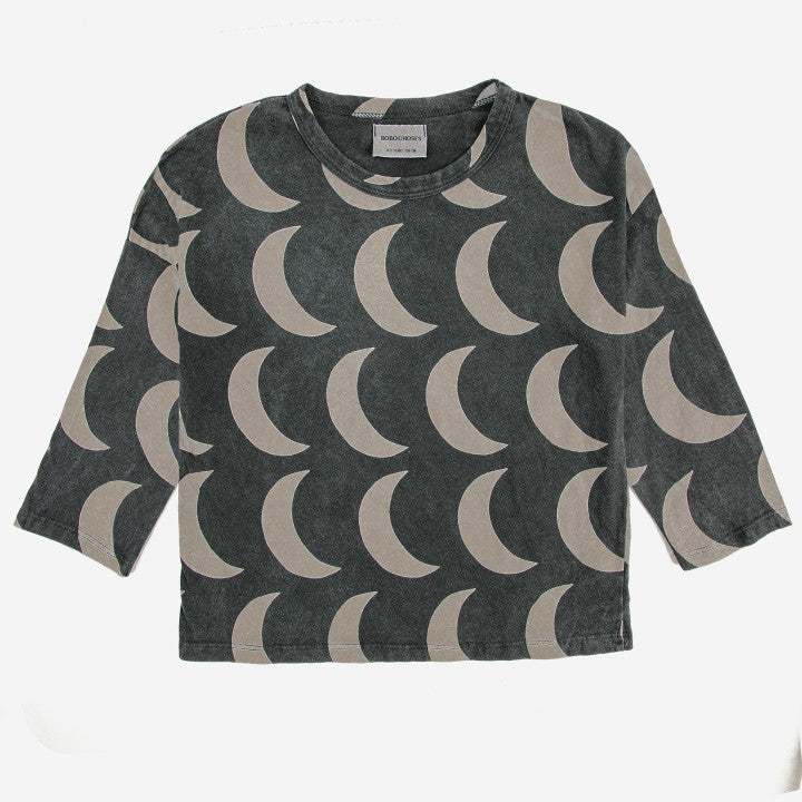 Moon All Over Long Sleeve T-Shirt