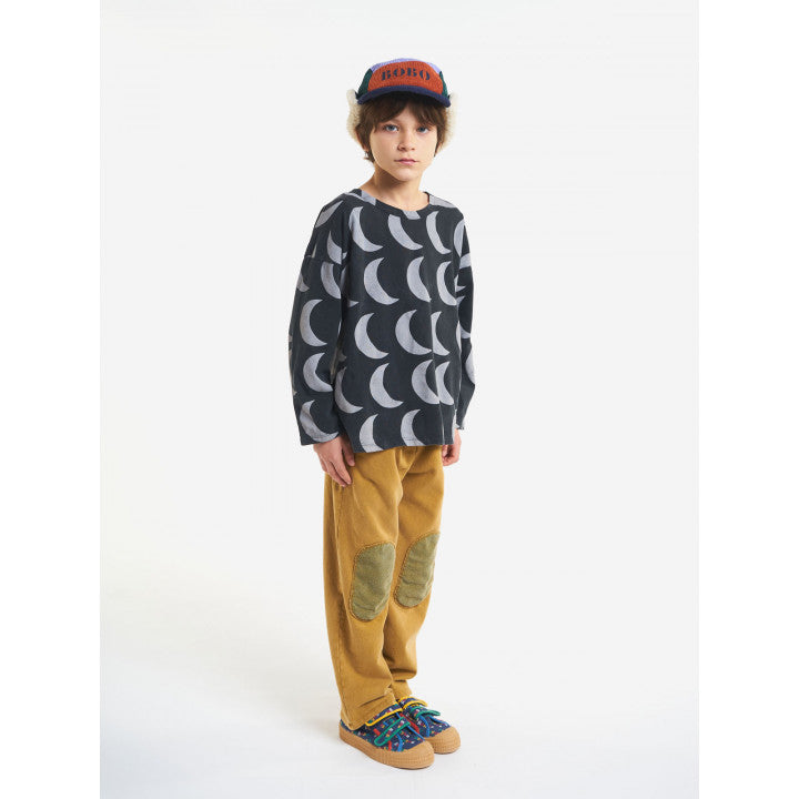 Moon All Over Long Sleeve T-Shirt