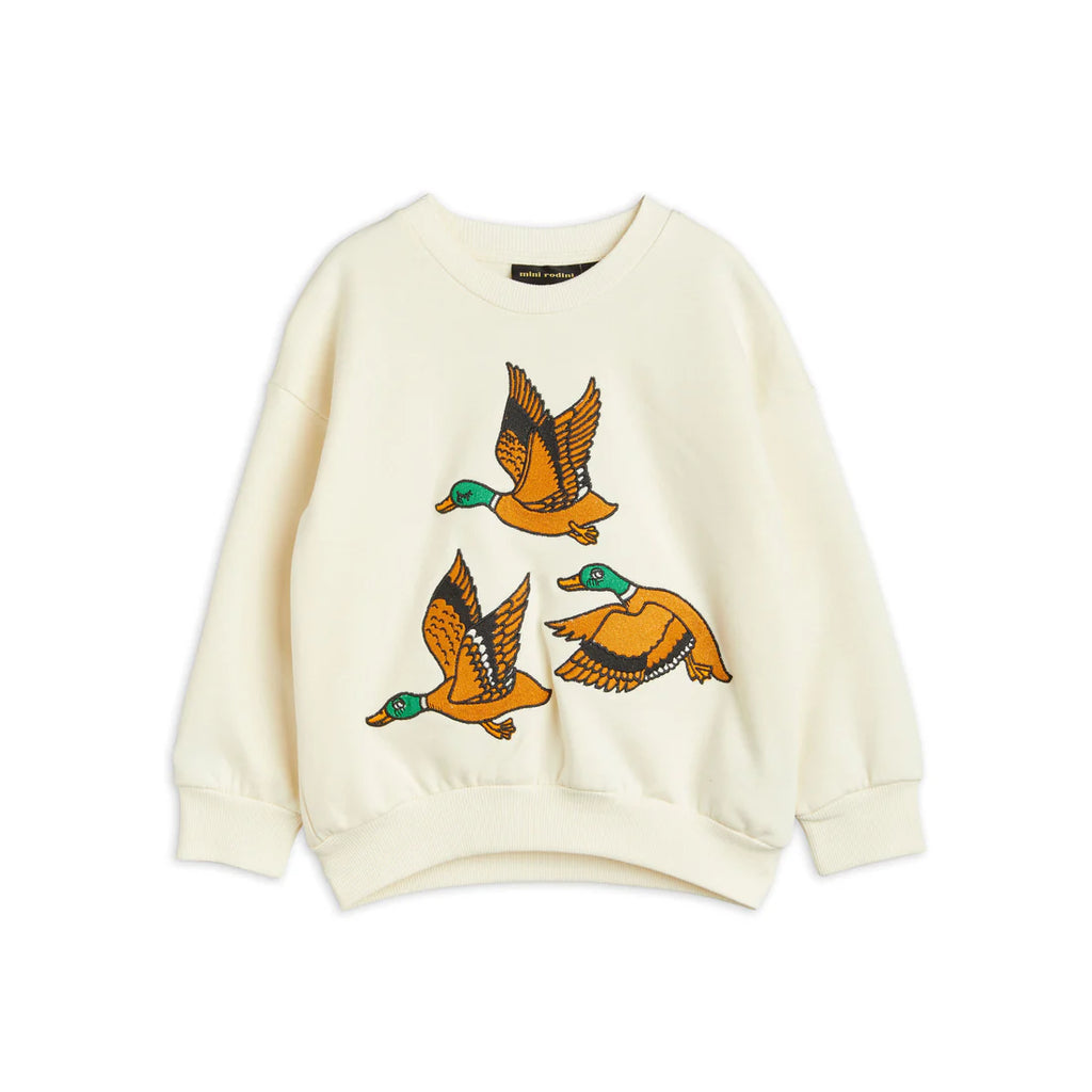 Ducks Emb Sweatshirt Offwhite