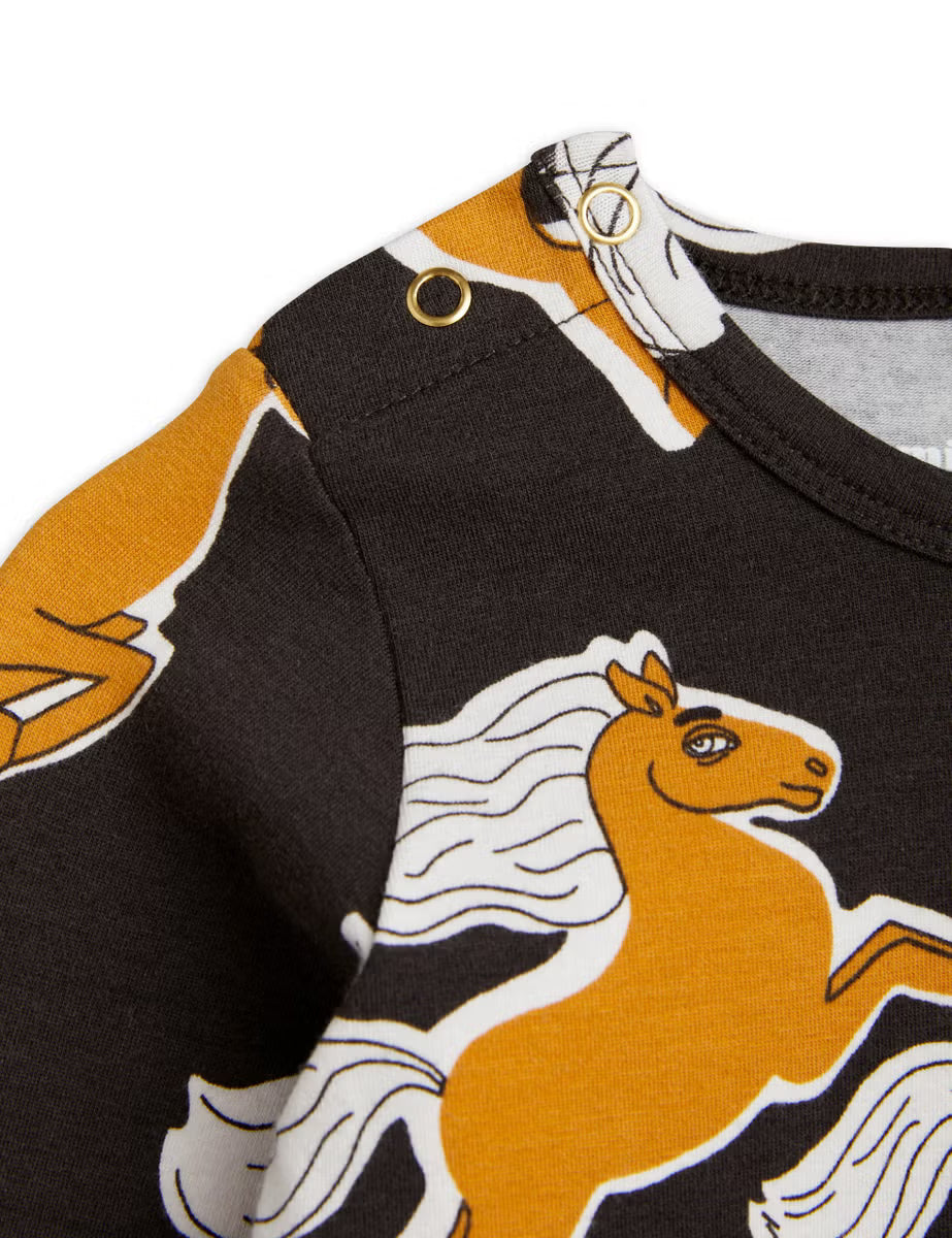 Horses AOP Longsleeve Bodysuit