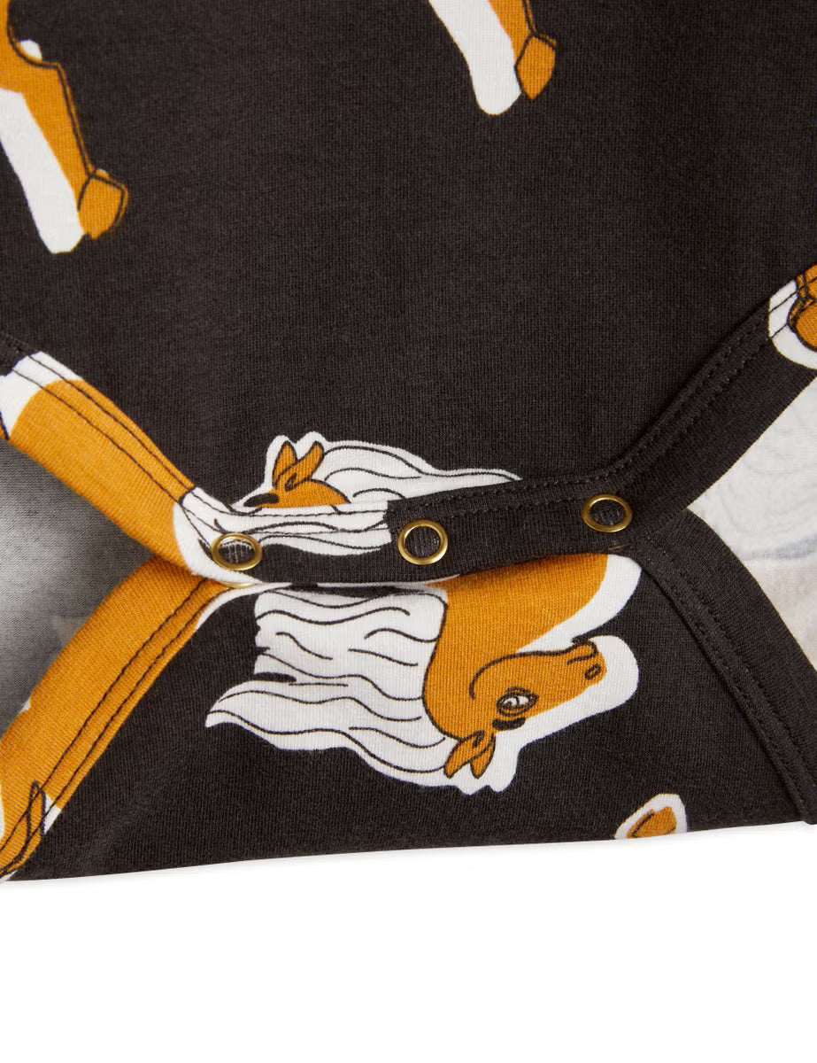 Horses AOP Longsleeve Bodysuit
