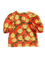 Flowers AOP Woven Blouse