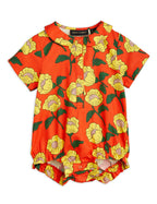 Flowers AOP Woven Bodysuit