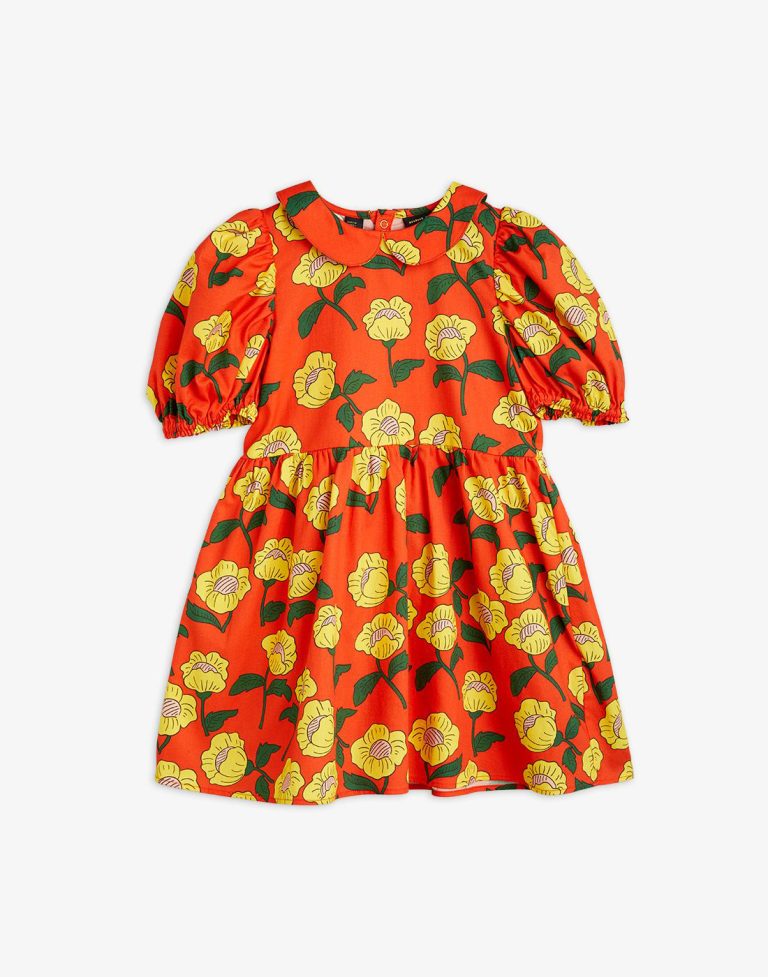 Flowers AOP Woven Dress