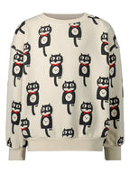 Cat O'Clock All Over Sweatshirt