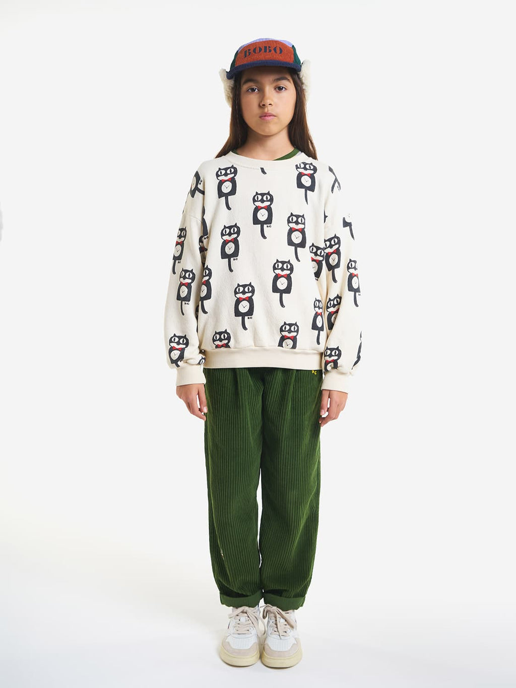 Cat O'Clock All Over Sweatshirt