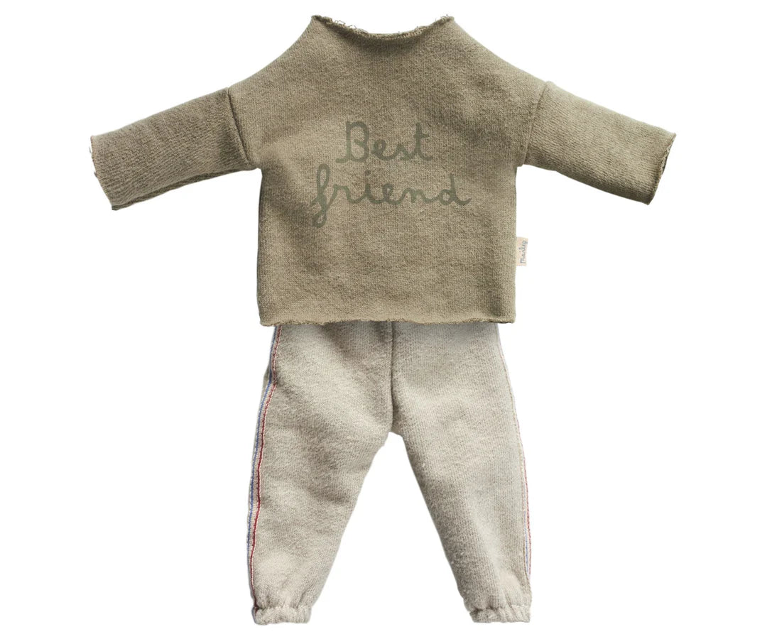 Maileg Jogging Suit, Green - Best Friends