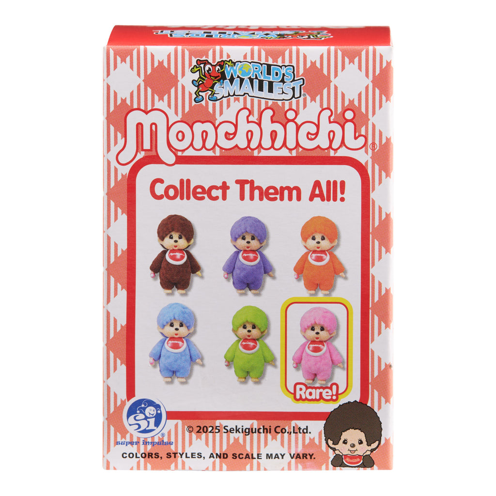 World's Smallest Monchhichi Flocked Collectible Figure Blind Box