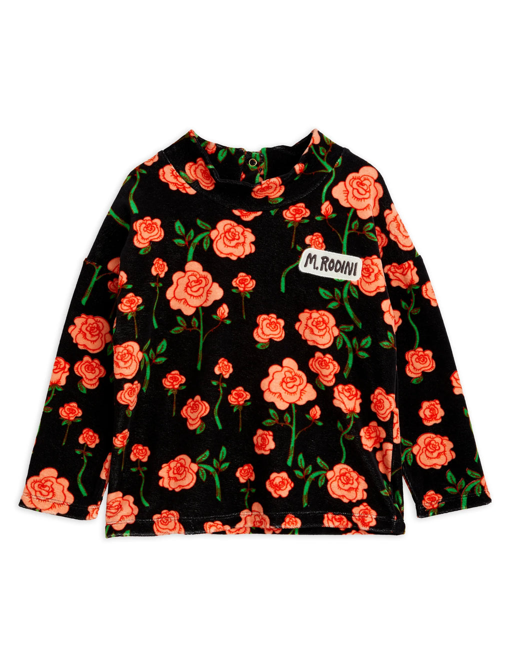 Roses Velour Sweater