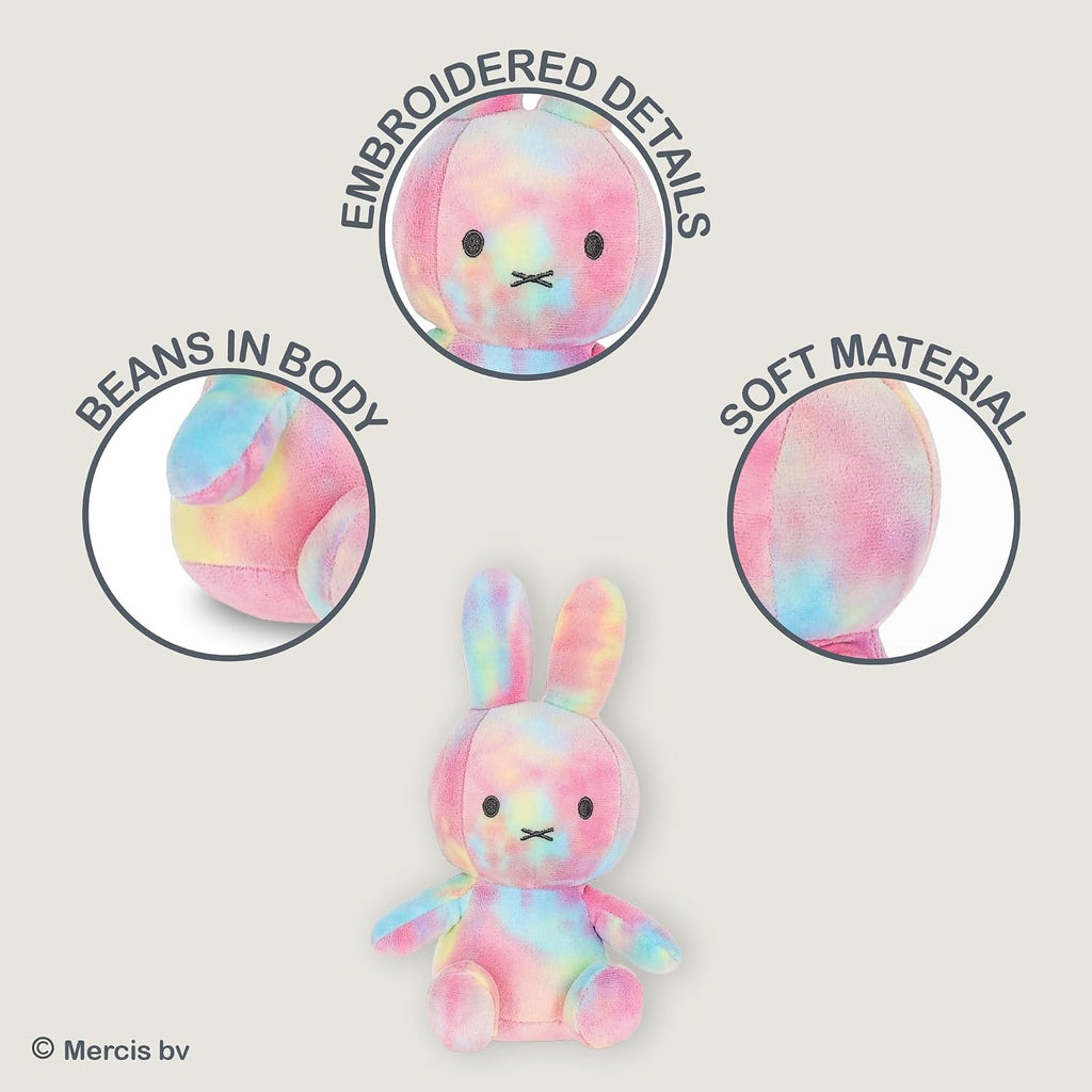 Tie Dye Miffy Plush 8"