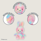 Tie Dye Miffy Plush 8"