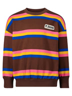 Brown Striped Sweatshirt