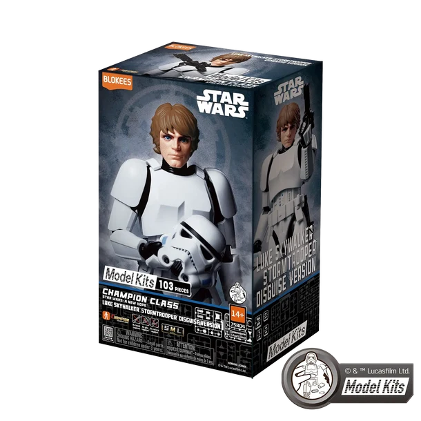 STAR WARS: A NEW HOPE™ CHAMPION CLASS 04 LUKE SKYWALKER™ STORMTROOPER™ DISGUISE VERSION MODEL KITS
