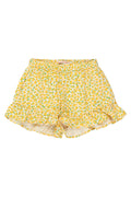 Oleander Frills Short – Light Cream/Yellow