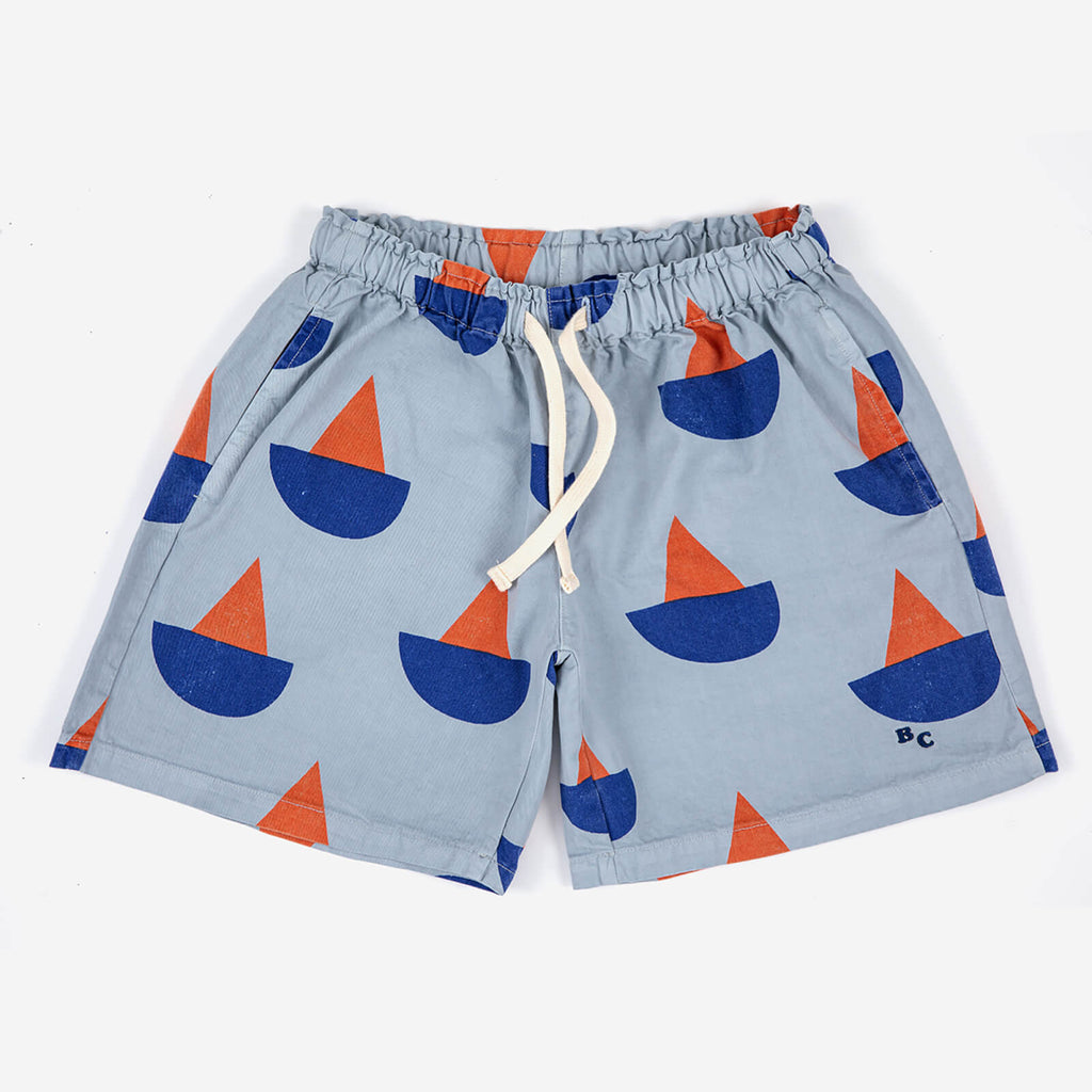 Sail Boat All Over Woven Shorts