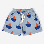 Sail Boat All Over Woven Shorts