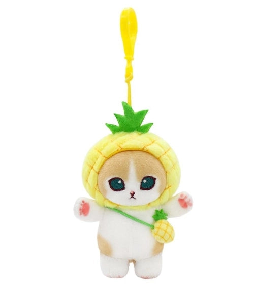Mofusand Plush Keychain - Fruit Costume Series