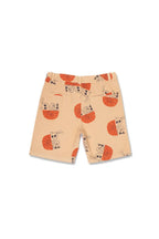 All Over Hermit Crab Printed Woven Bermuda Shorts