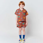 Multicolor Fish All Over Woven Shirt